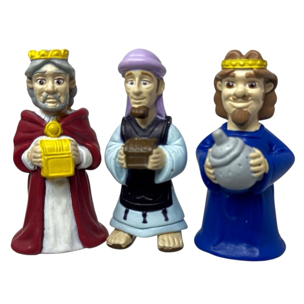 Tales of Glory Replacement THREE Wiseman Manger Bible Toys Nativity